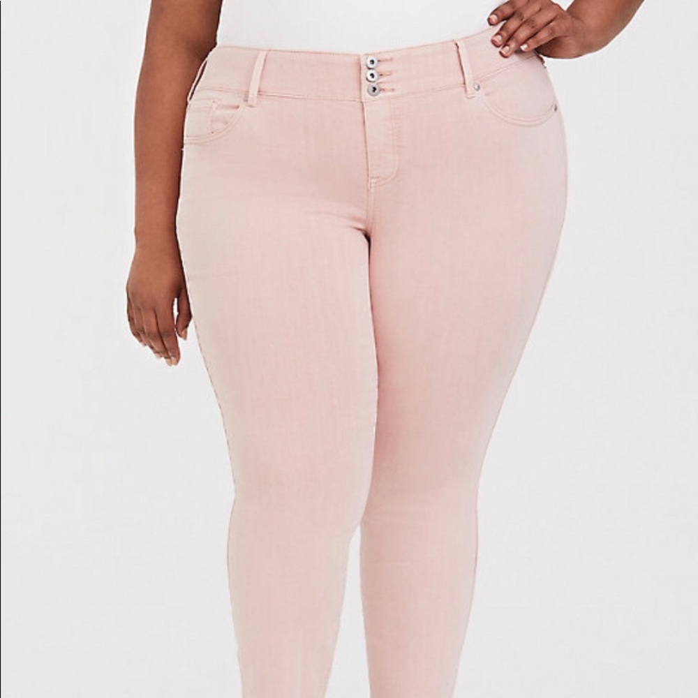 Blush Pink Jegging-Super Stretch